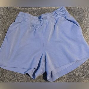 Women's Spyder Light Lavender/Blue Athletic Shorts with Elastic Waist